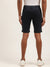 Lindbergh Men Black Solid Regular Fit Shorts