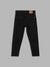 Blue Giraffe Boys Black Solid Straight Fit Jeans