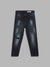 Blue Giraffe Boys Blue Solid Straight Fit Jeans