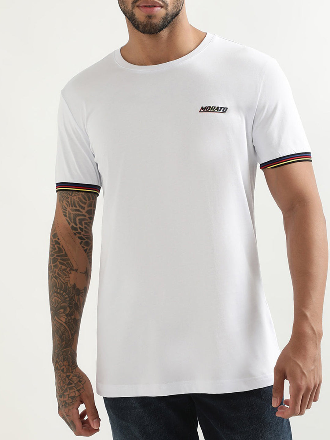 Antony Morato White Slim Fit T-Shirt