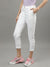 Iconic Women White Solid Regular Fit Trouser