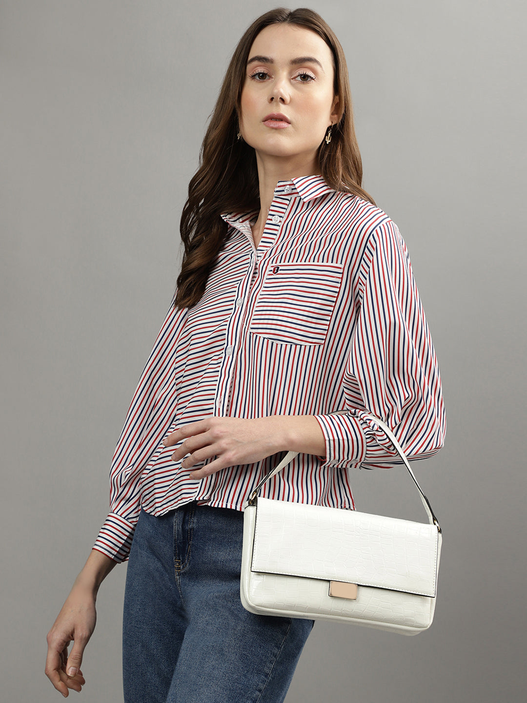 Iconic Multi Striped Regular Fit Shirt