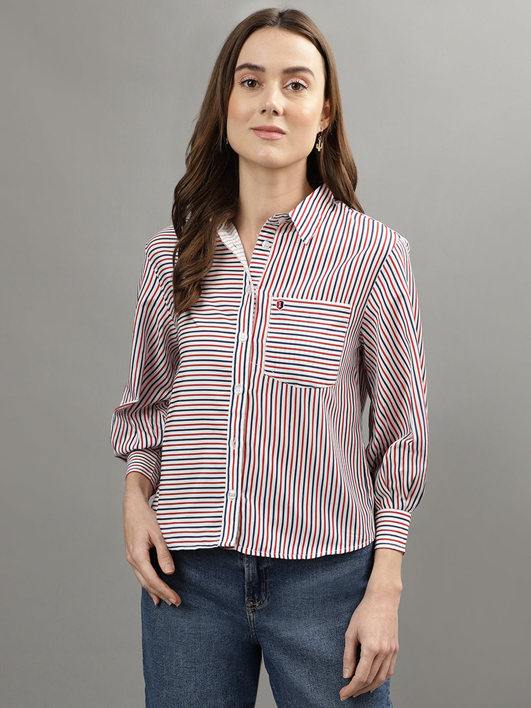 Iconic Multi Striped Regular Fit Shirt