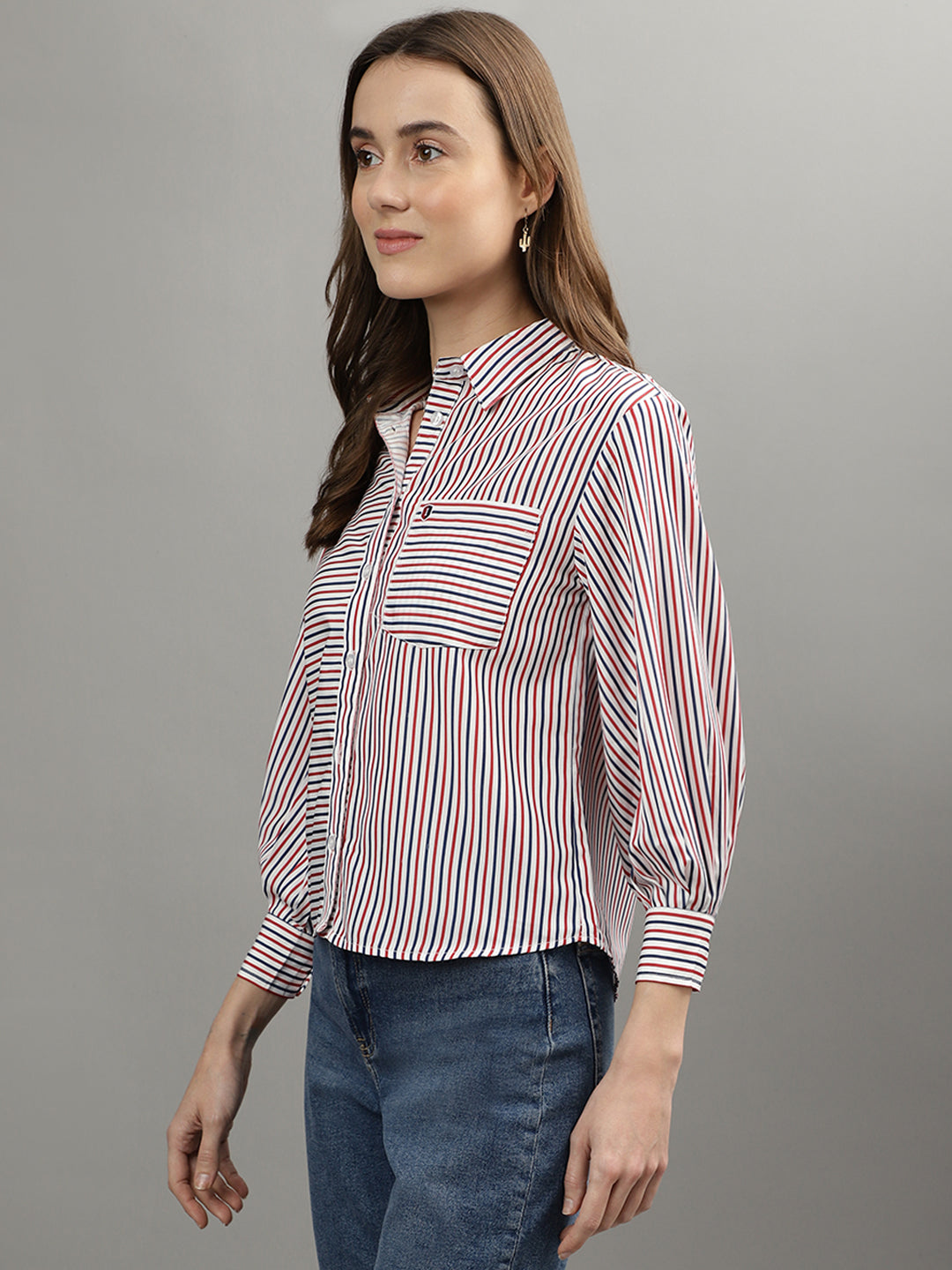 Iconic Multi Striped Regular Fit Shirt