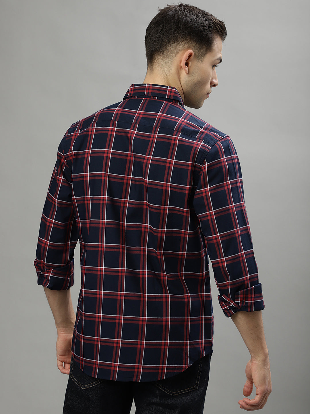 Iconic Multi Checked Regular Fit Shirt