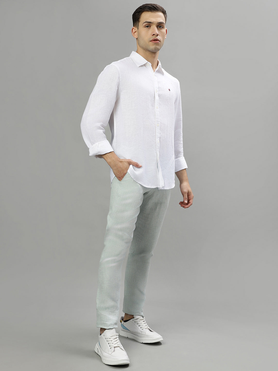 Iconic White Regular Fit Shirt