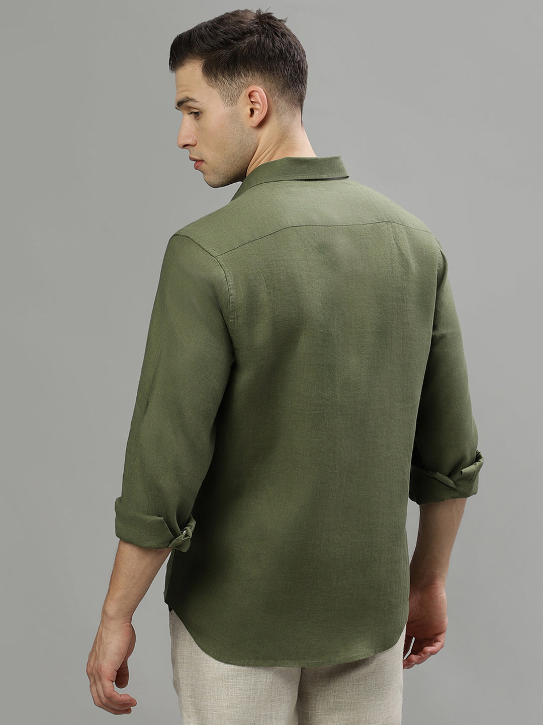 Iconic Olive Regular Fit Shirt