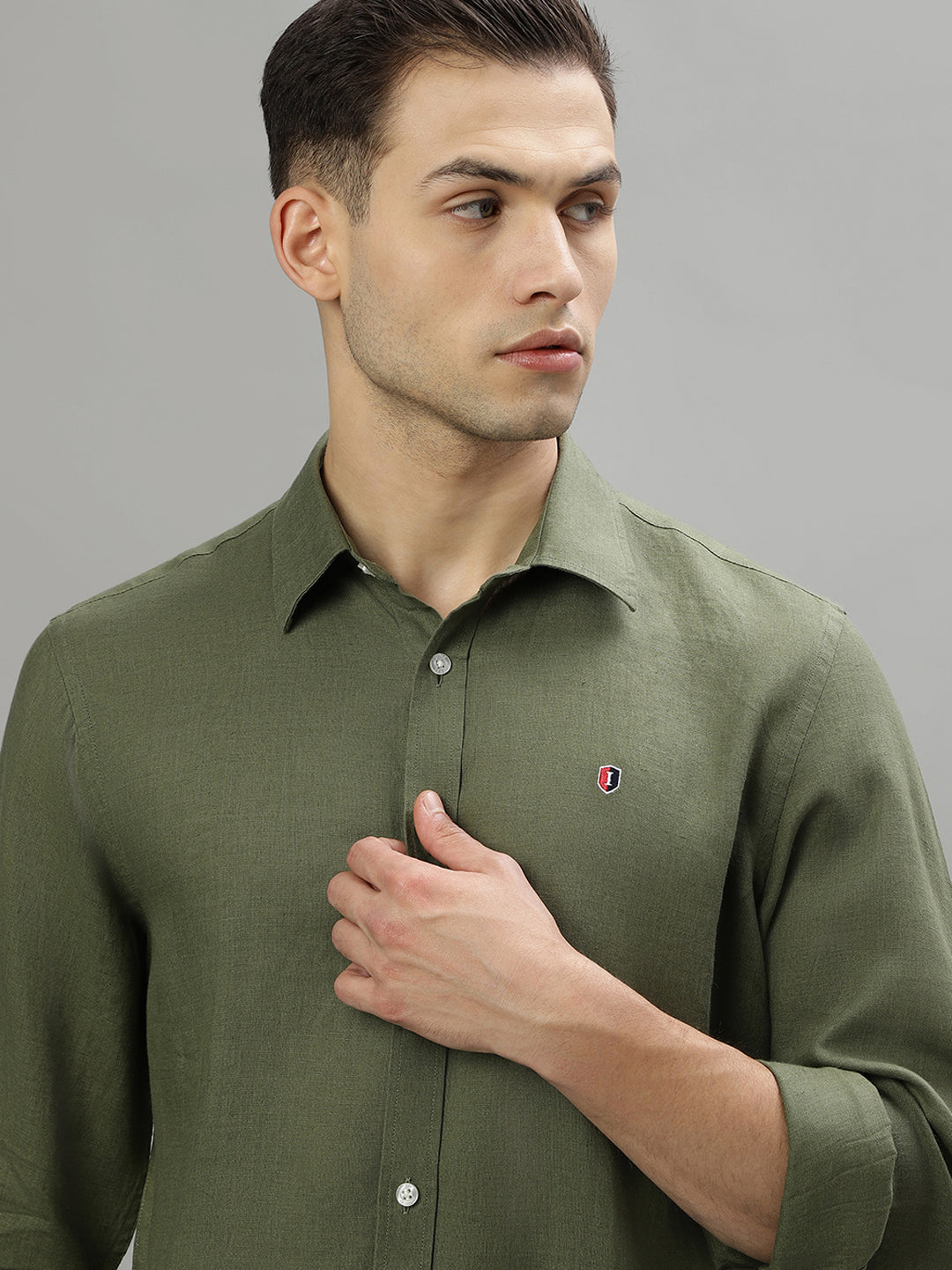 Iconic Olive Regular Fit Shirt