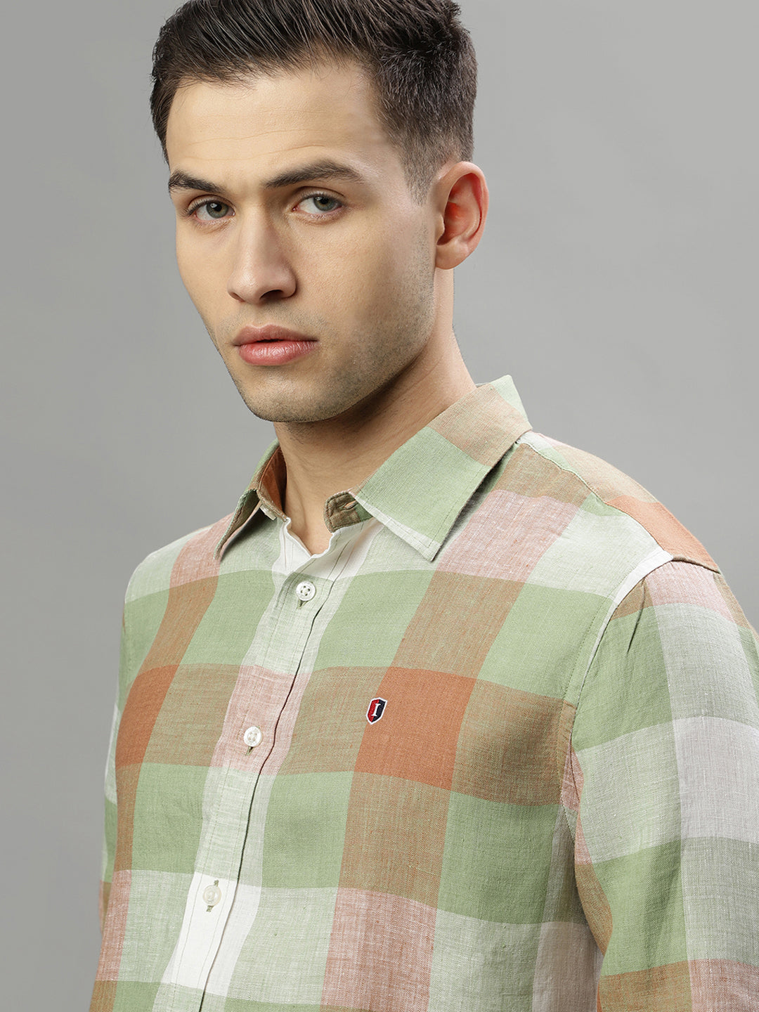 Iconic Multi Checked Regular Fit Shirt