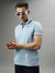 Iconic Sky Blue Logo Regular Fit Polo T-Shirt