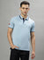 Iconic Sky Blue Logo Regular Fit Polo T-Shirt