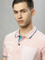 Iconic Pink Logo Regular Fit Polo T-Shirt