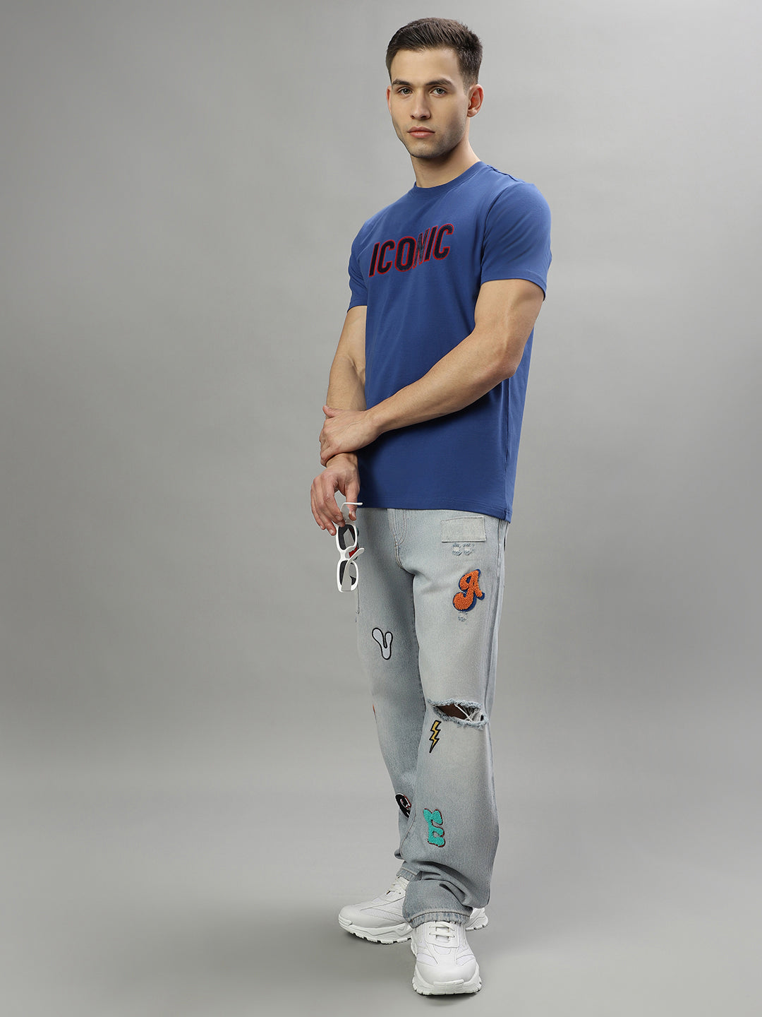 Iconic Multi Logo Regular Fit T-Shirt