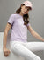 Iconic Lavender Logo Regular Fit T-Shirt