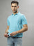 Iconic Blue Striped Regular Fit Polo T-Shirt