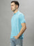 Iconic Blue Striped Regular Fit Polo T-Shirt