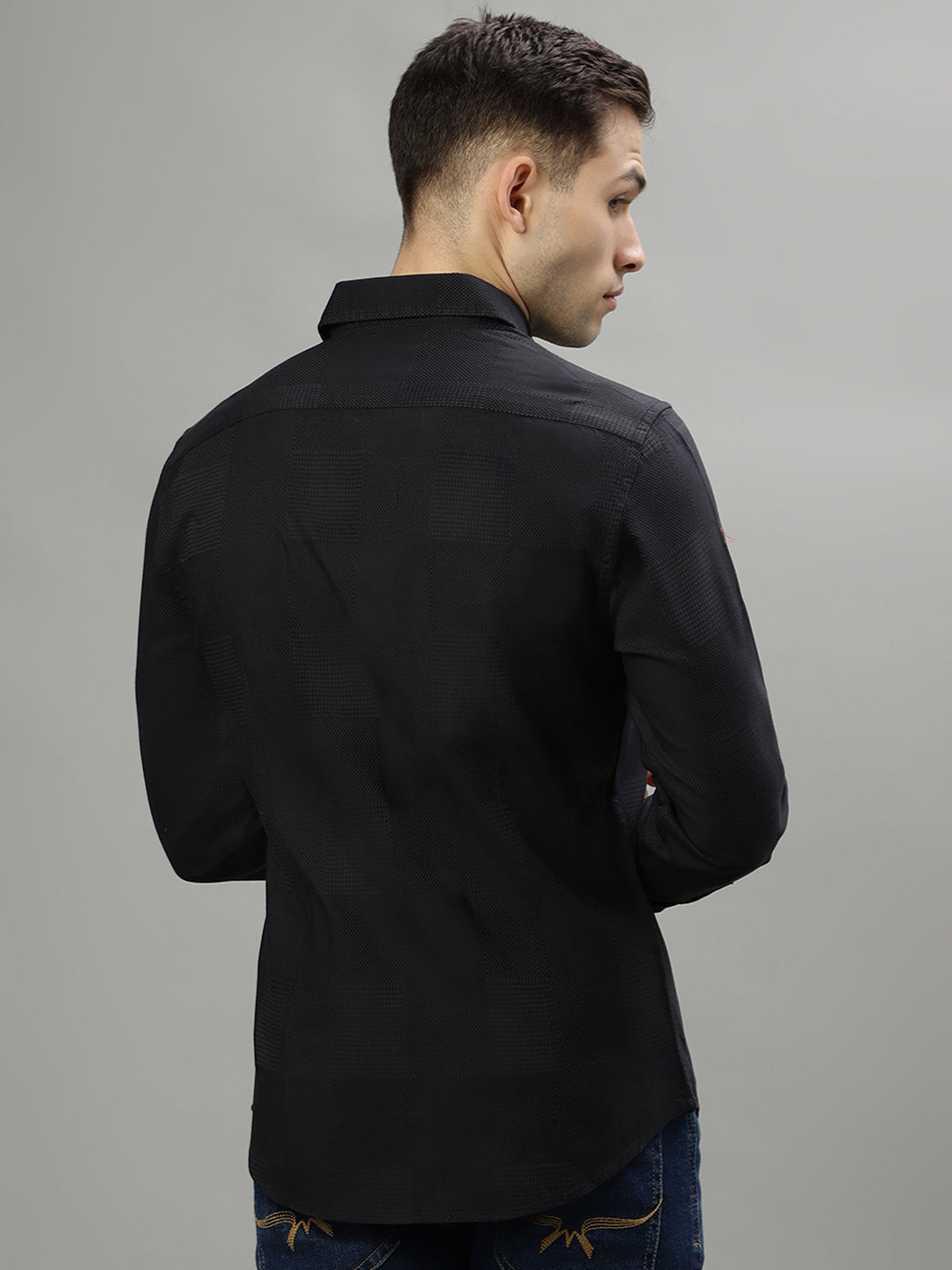 Iconic Black Slim Fit Shirt