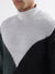 Lindbergh Men Colour Blocked Full Sleeves Turtle Neck Sweater