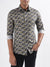 Lindbergh Olive Printed Slim Fit Shirt