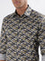 Lindbergh Olive Printed Slim Fit Shirt