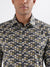 Lindbergh Olive Printed Slim Fit Shirt