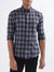 Lindbergh Grey Checked Slim Fit Shirt