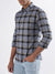 Lindbergh Brown Checked Slim Fit Shirt