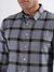 Lindbergh Brown Checked Slim Fit Shirt