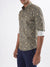 Lindbergh Beige Printed Slim Fit Shirt