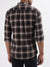 Lindbergh Brown Checked Relaxed Fit Shirt