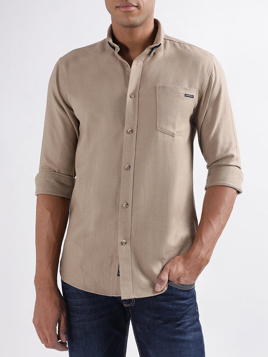 Lindbergh Brown Relaxed Fit Shirt