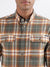 Lindbergh Olive Checked Relaxed Fit Shirt