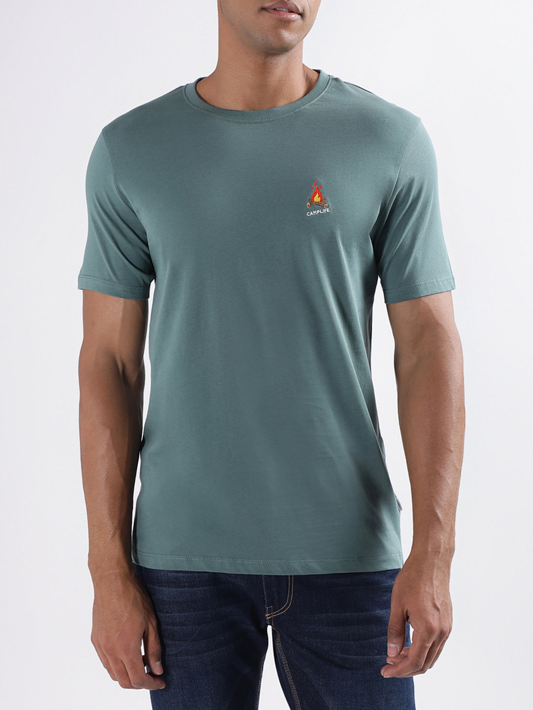 Lindbergh Green Relaxed Fit T-Shirt