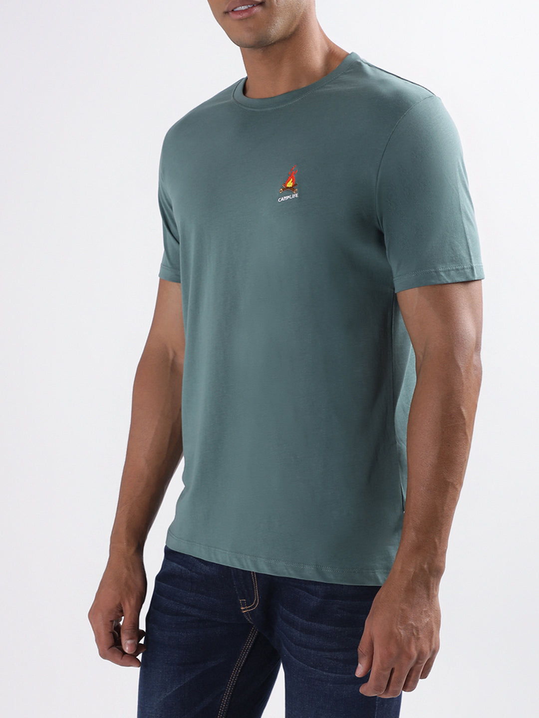 Lindbergh Green Relaxed Fit T-Shirt