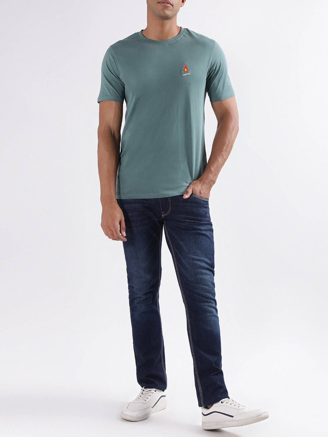 Lindbergh Green Relaxed Fit T-Shirt