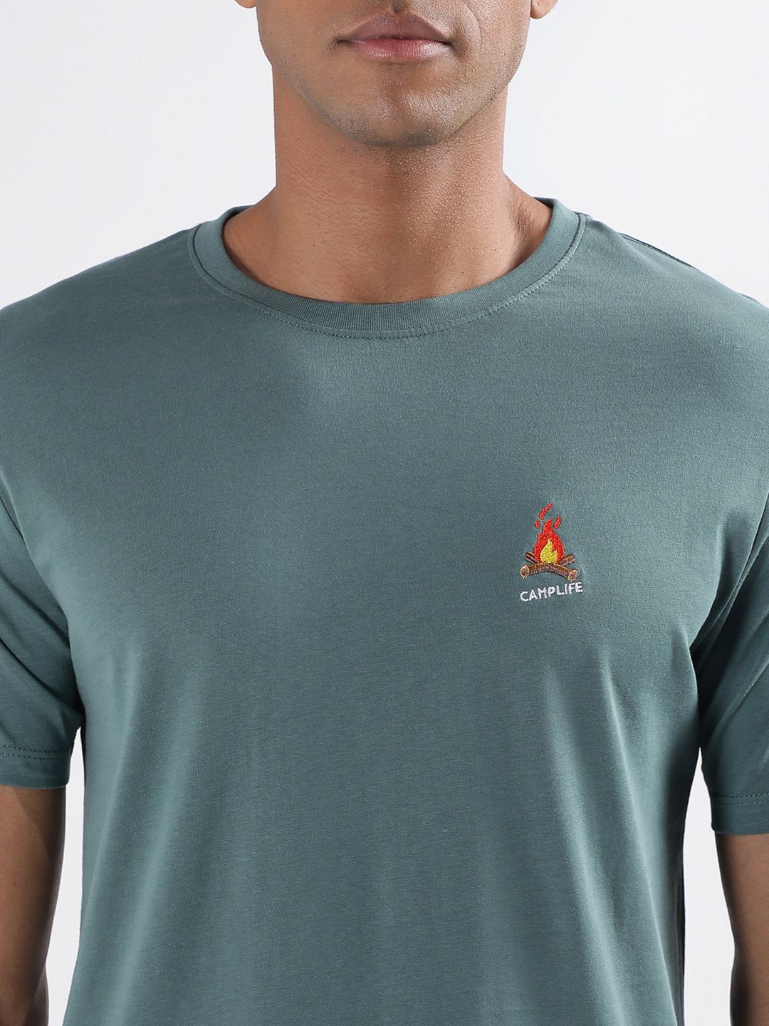 Lindbergh Green Relaxed Fit T-Shirt