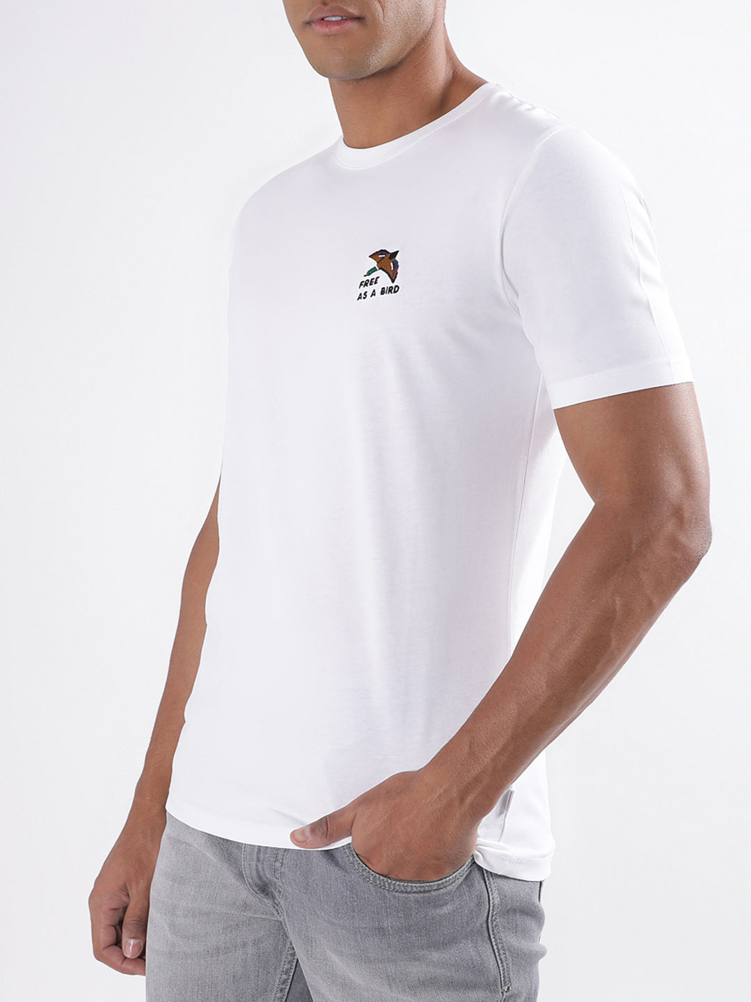 Lindbergh White Relaxed Fit T-Shirt