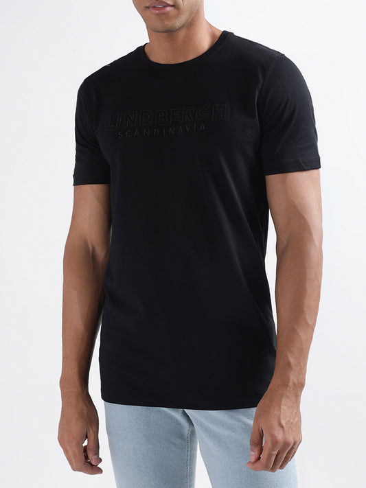 Lindbergh Black Relaxed Fit T-Shirt