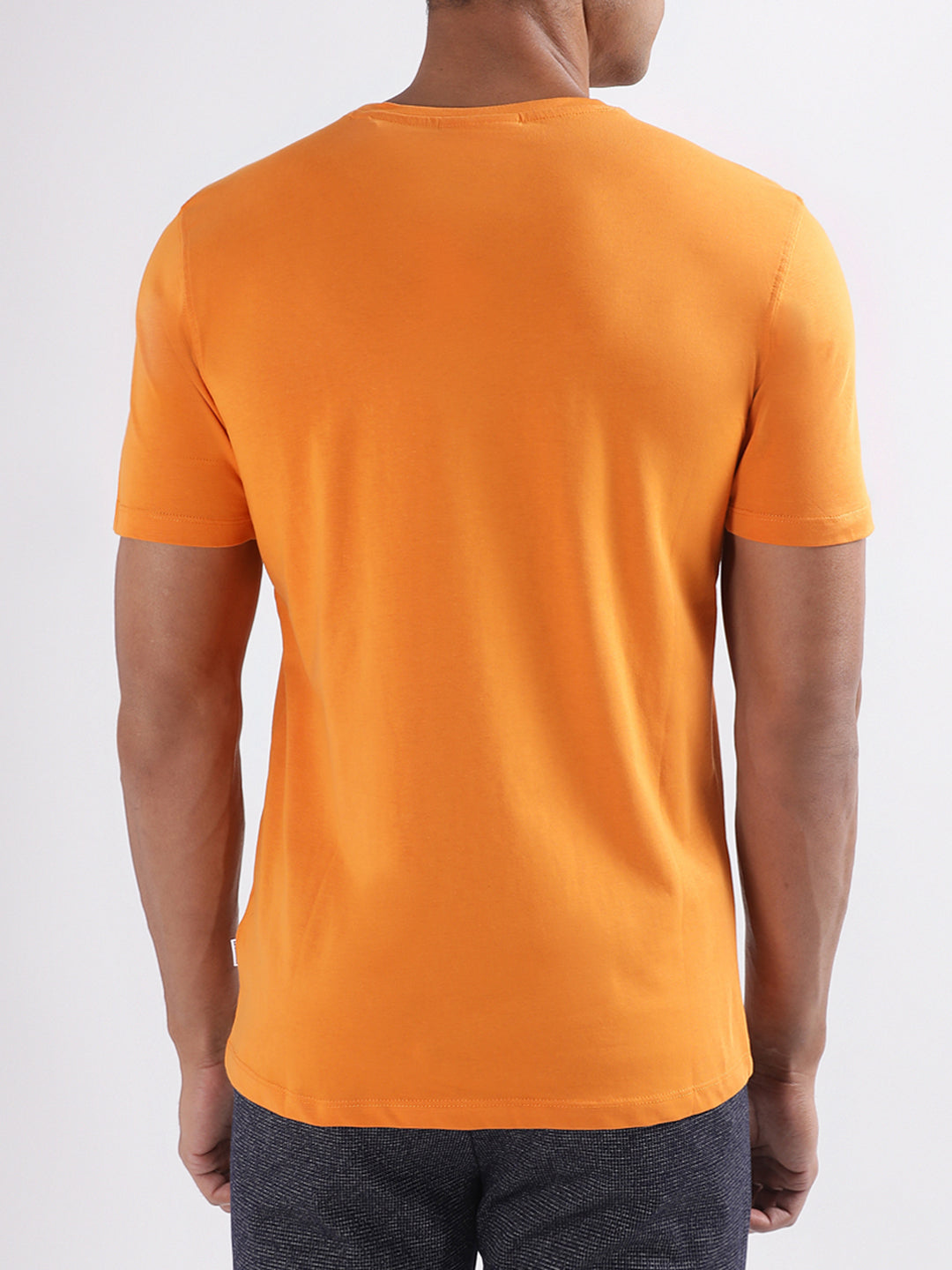 Lindbergh Rust Logo Relaxed Fit T-Shirt