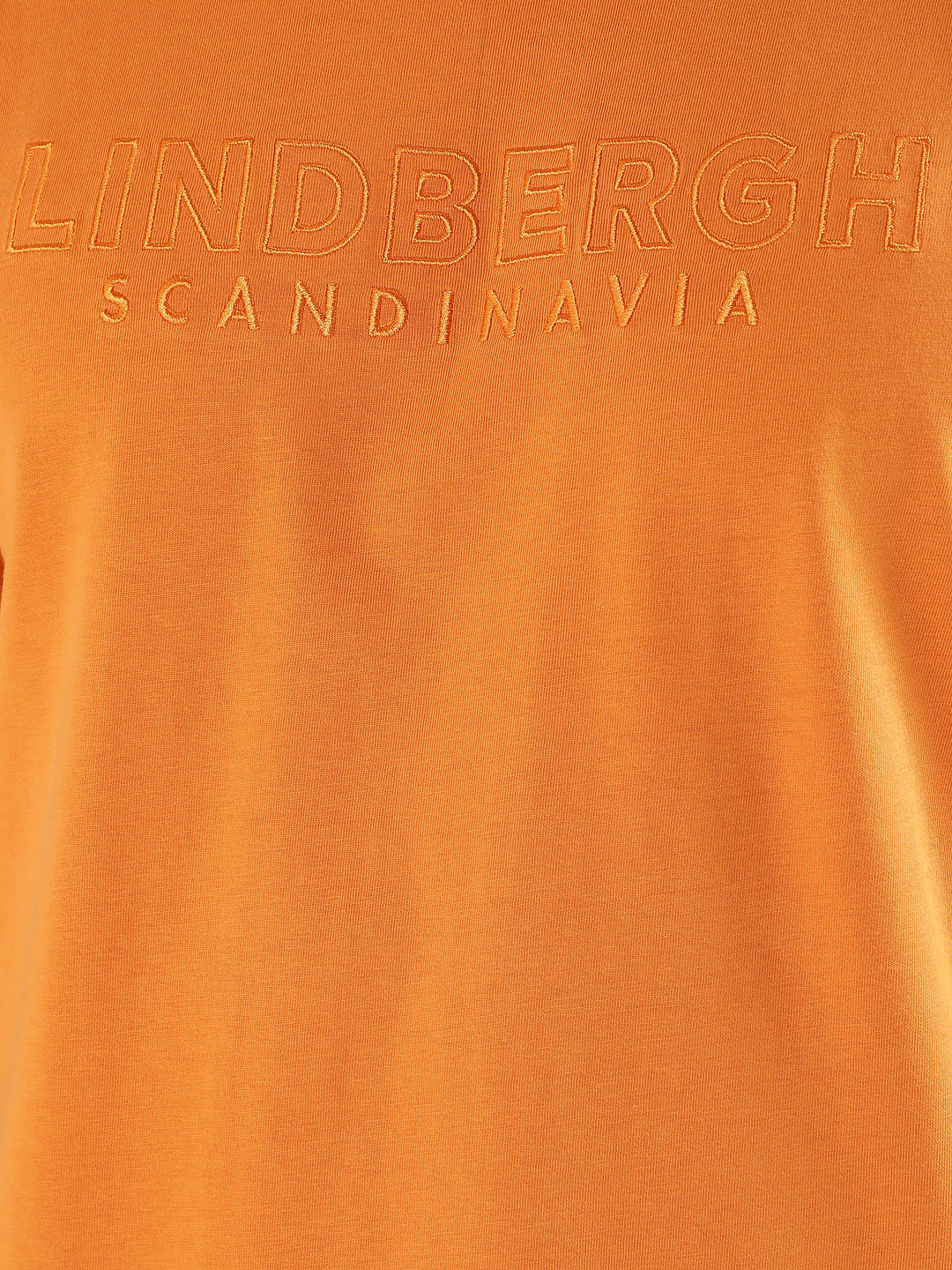 Lindbergh Rust Logo Relaxed Fit T-Shirt