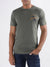 Lindbergh Olive Logo Relaxed Fit T-Shirt