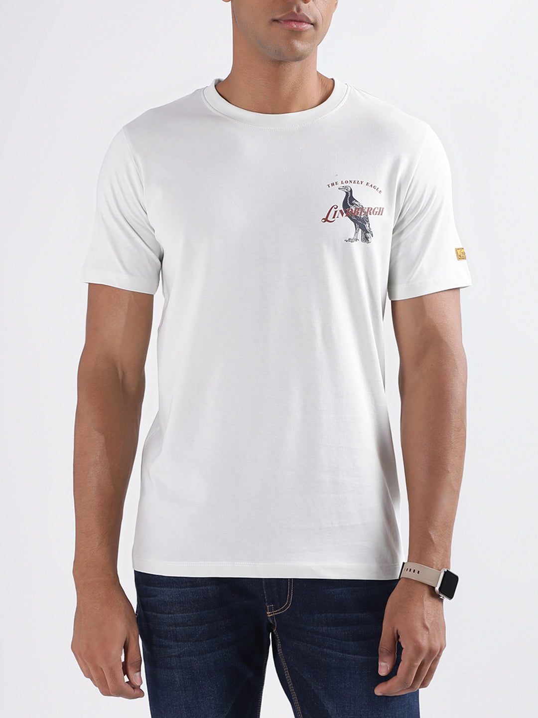 Lindbergh White Relaxed Fit T-Shirt