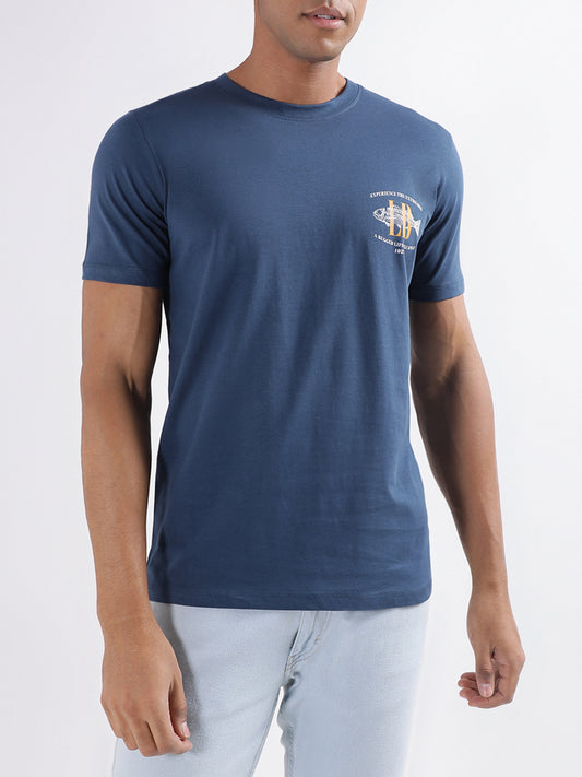 Lindbergh Blue Relaxed Fit T-Shirt