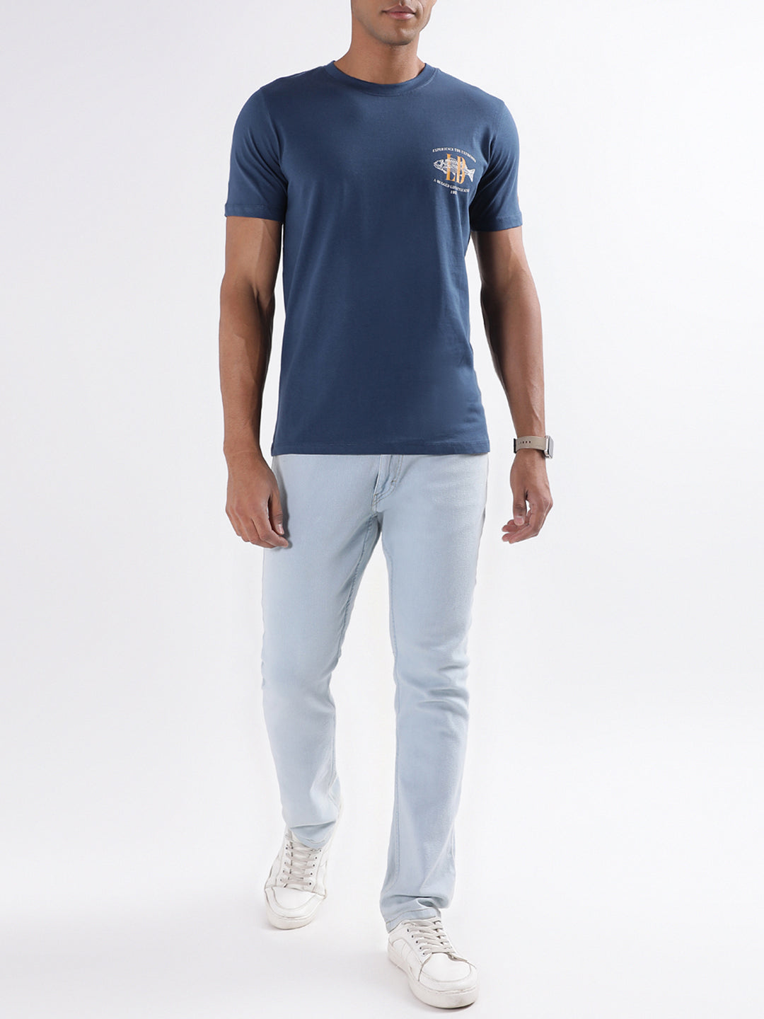 Lindbergh Blue Relaxed Fit T-Shirt