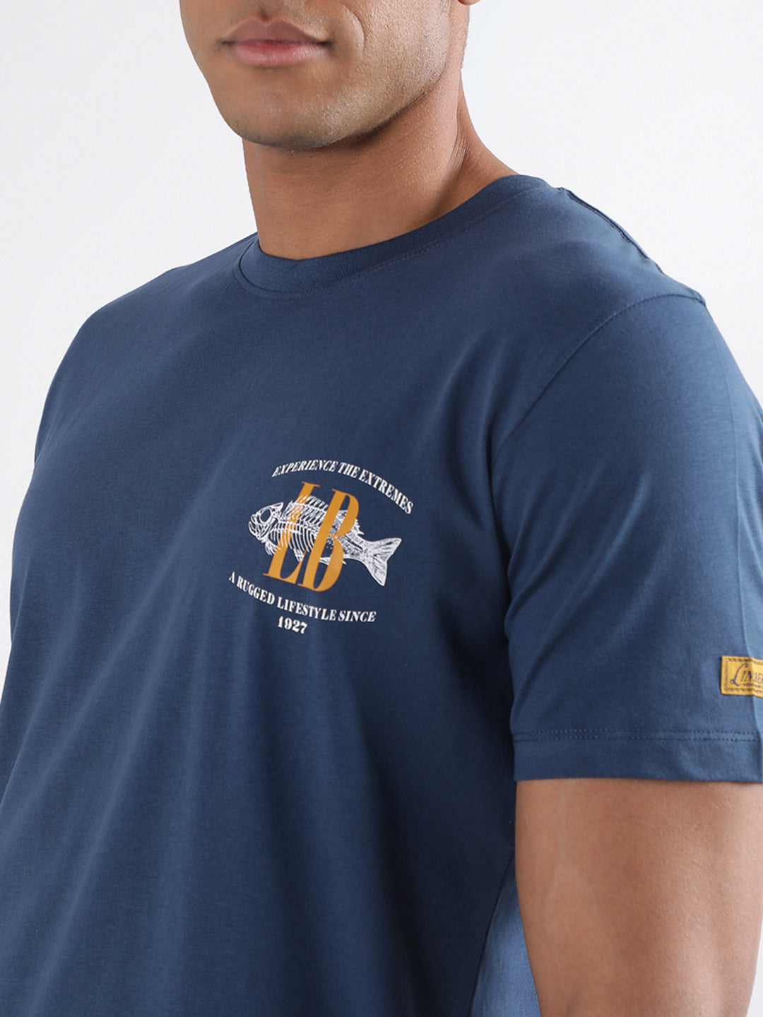 Lindbergh Blue Relaxed Fit T-Shirt