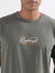 Lindbergh Olive Logo Relaxed Fit T-Shirt