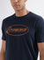 Lindbergh Blue Logo Relaxed Fit T-Shirt