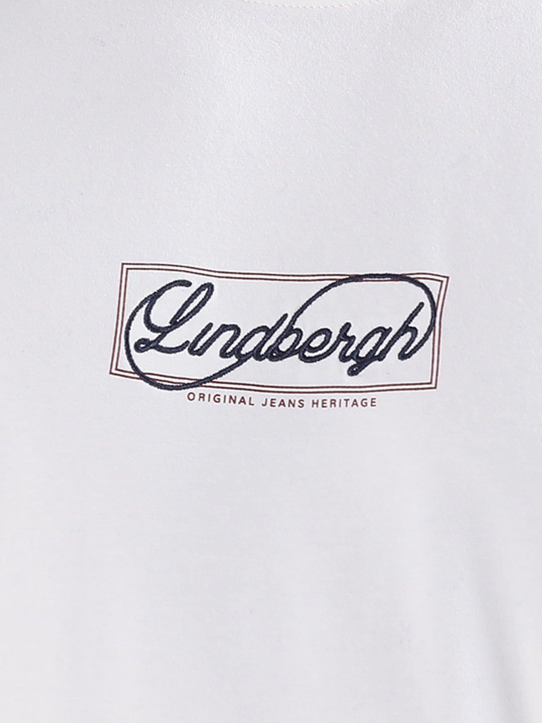 Lindbergh Off White Relaxed Fit T-Shirt