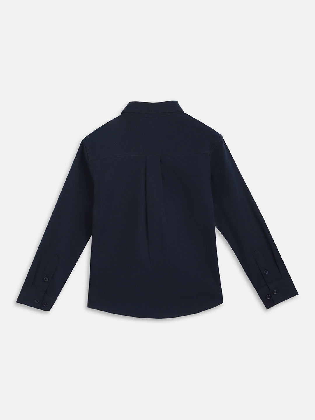 Blue Giraffe Kids Navy Regular Fit Shirt