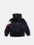 Blue Giraffe Boys Blue Solid Hooded Jacket